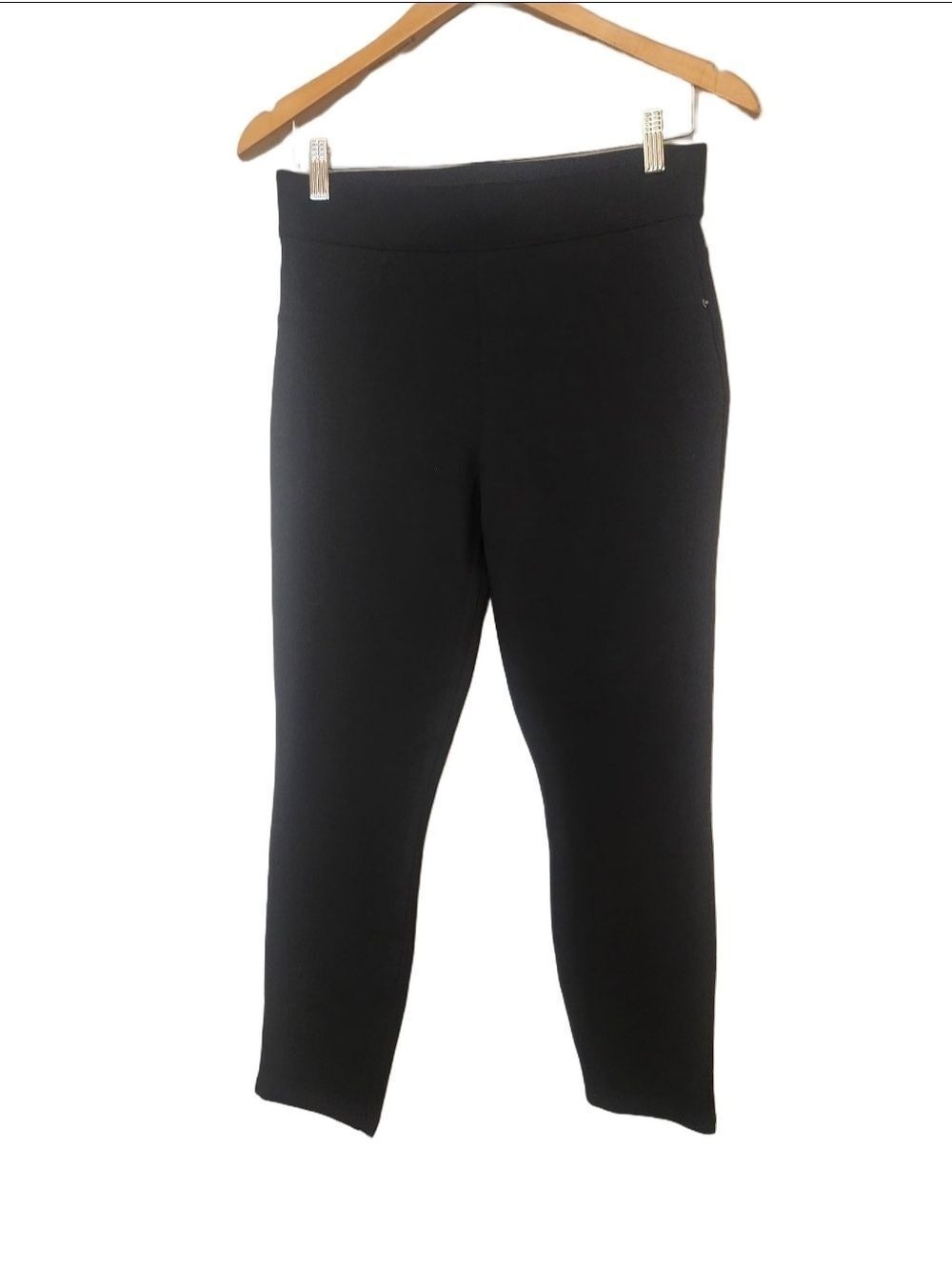 SPANX The Perfect Pant | Black Smoothing Ponte Ankle Leggings | MP Tummy Control